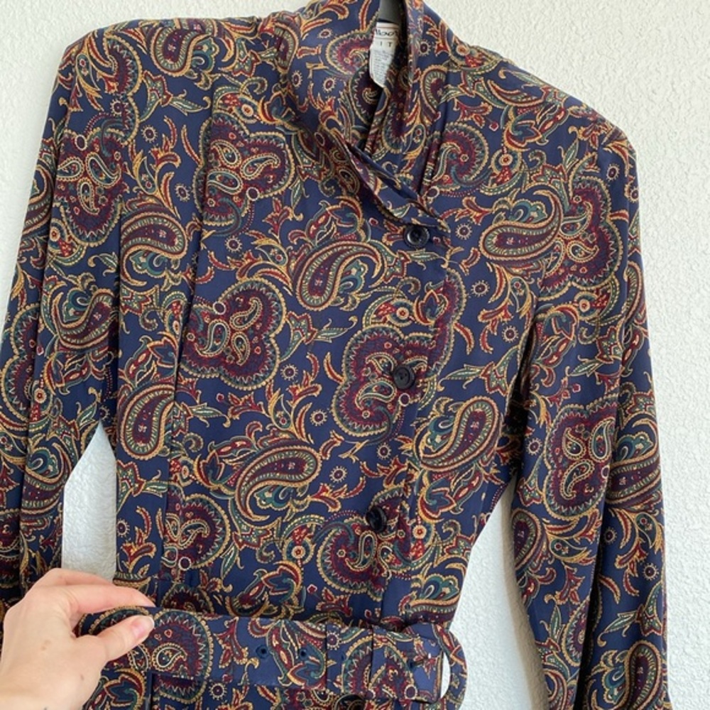 Vtg Talbots SILK dress‎